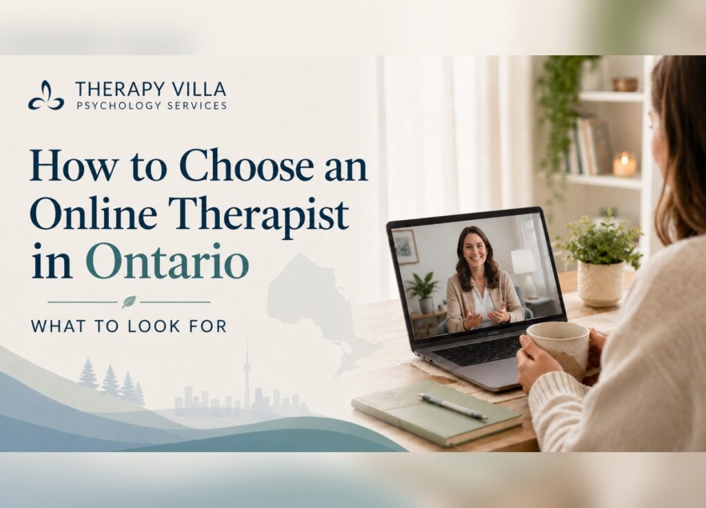 How to Choose an Online Therapist in Ontario